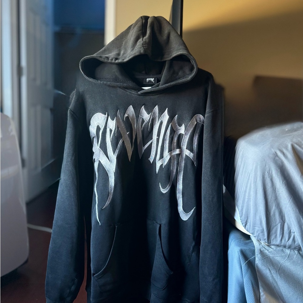Revenge Hoodie Embroidered Large